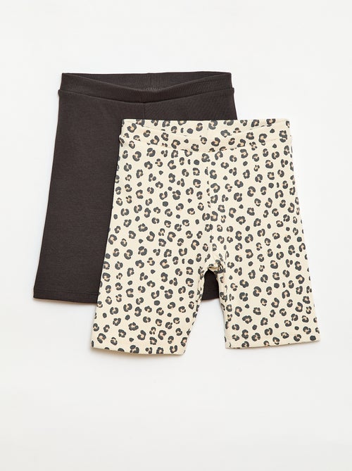 Lot de 2 shorts cyclistes - Kiabi