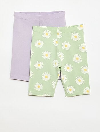 Lot de 2 shorts cyclistes