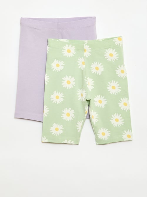 Lot de 2 shorts cyclistes - Kiabi