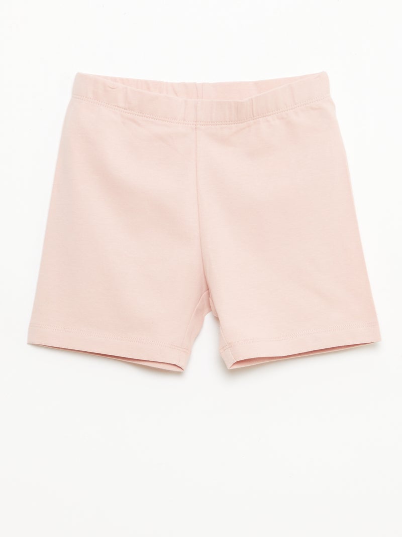 Lot de 2 shorts cyclistes Rose - Kiabi