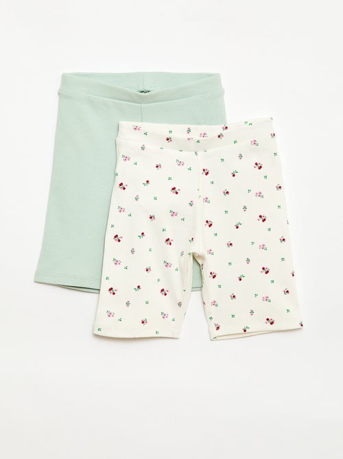 Lot de 2 shorts cyclistes - Kiabi