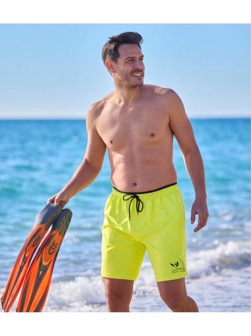 Lot de 2 Shorts de Bain Microfibre Waves   - ATLAS FOR MEN - Kiabi