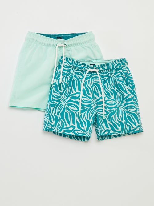 Lot de 2 shorts de bain - Kiabi