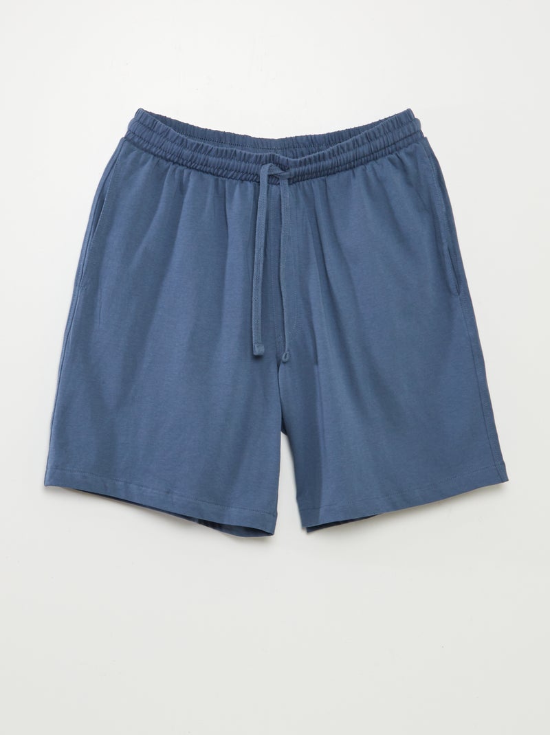 Lot de 2 shorts de nuit Gris/noir - Kiabi