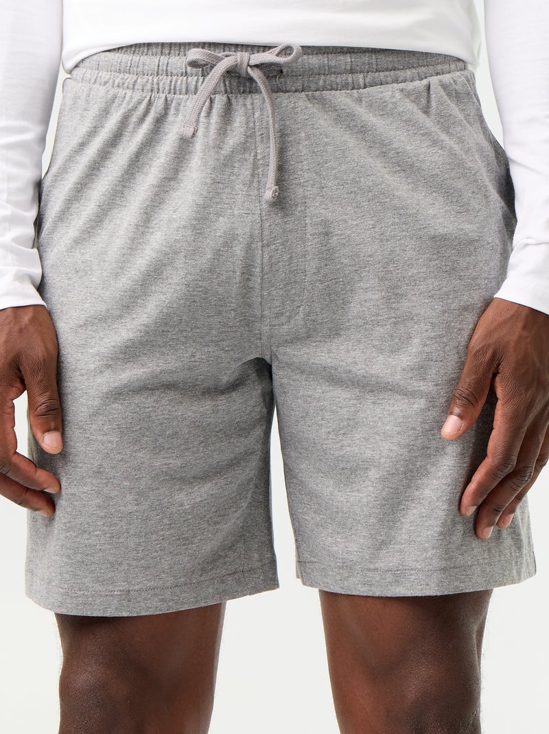 Lot de 2 shorts de nuit Kaki - Kiabi