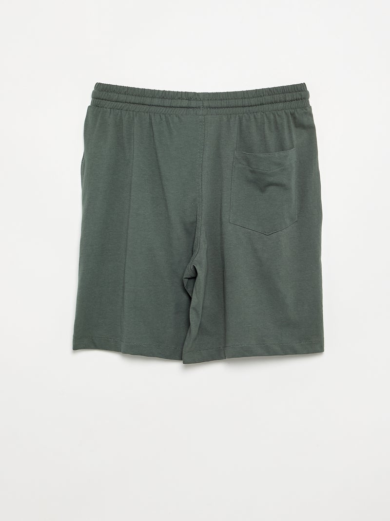 Lot de 2 shorts de nuit Kaki - Kiabi