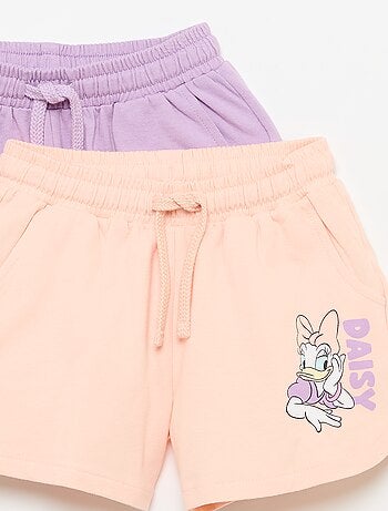 Lot de 2 shorts 'Disney' en molleton non gratté