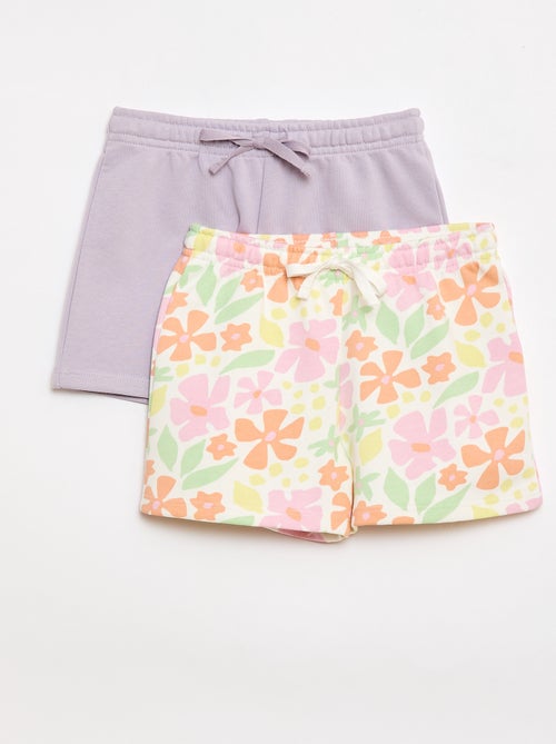 Lot de 2 shorts en coton - Kiabi