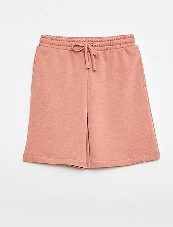 Lot de 2 shorts en coton uni