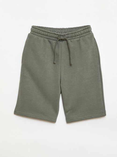 Lot de 2 shorts en coton uni - Kiabi