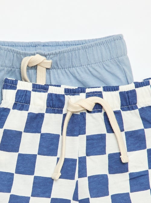 Lot de 2 shorts en jersey - Kiabi