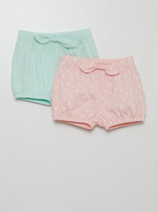 Lot de 2 shorts en jersey