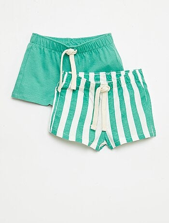 Lot de 2 shorts en jersey