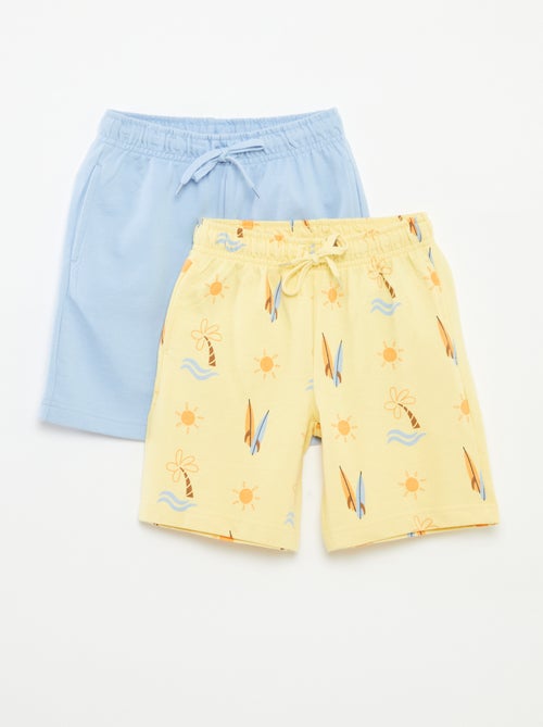 Lot de 2 shorts en molleton - Kiabi