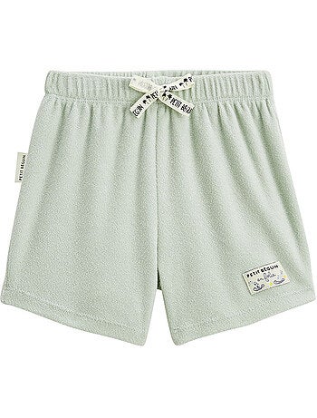 Lot de 2 shorts enfant en éponge cayo coco