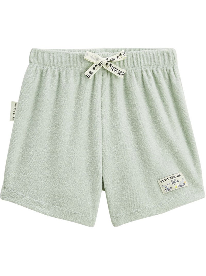 Lot de 2 shorts enfant en éponge cayo coco Bleu - Kiabi