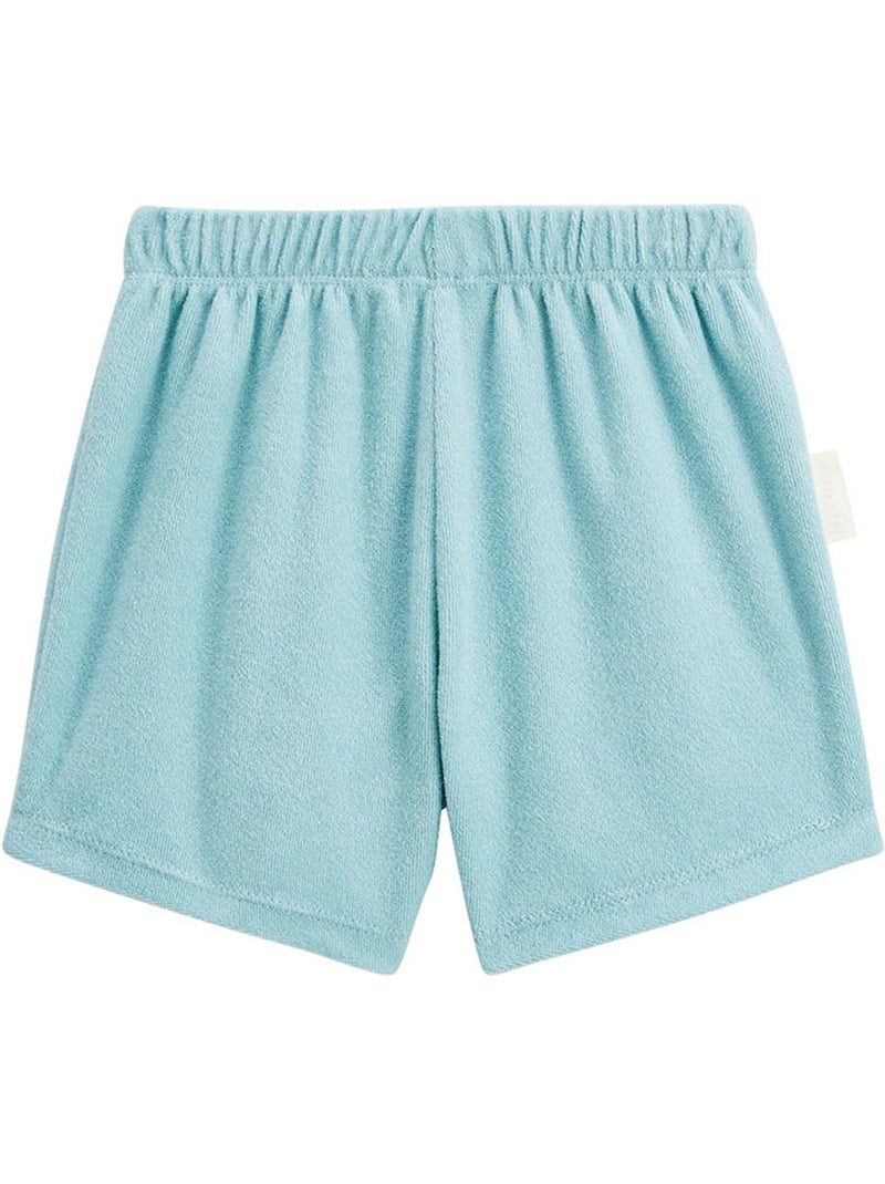 Lot de 2 shorts enfant en éponge cayo coco Bleu - Kiabi