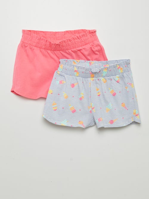 Lot de 2 shorts légers - 2 pièces - Kiabi