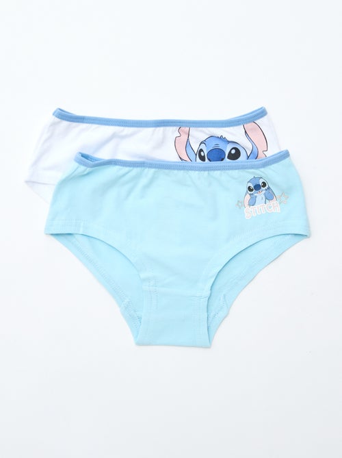 Lot de 2 shortys 'Disney' 'Stitch' en coton - Kiabi