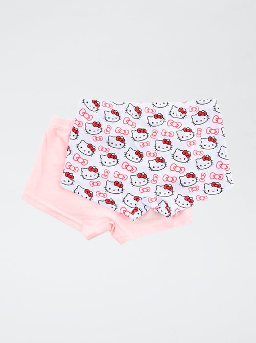 Lot de 2 shortys 'Hello Kitty' en coton - Kiabi