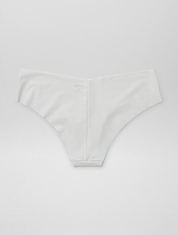 Lot de 2 shortys invisibles en microfibre