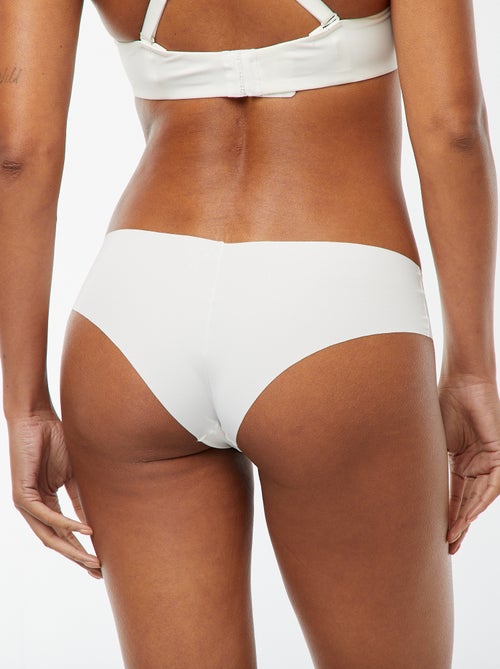 Lot de 2 shortys invisibles en microfibre - Kiabi