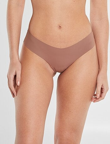 Lot de 2 shortys invisibles en microfibre