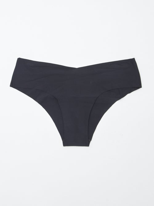 Lot de 2 shortys invisibles en microfibre - Kiabi