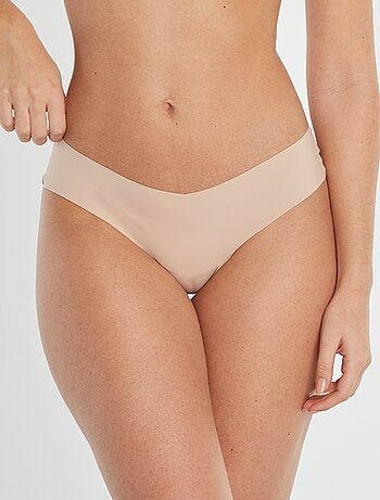 Lot de 2 shortys invisibles en microfibre