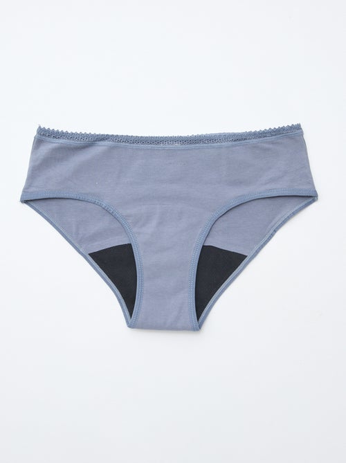 Lot de 2 shortys menstruels flux moyen - Kiabi