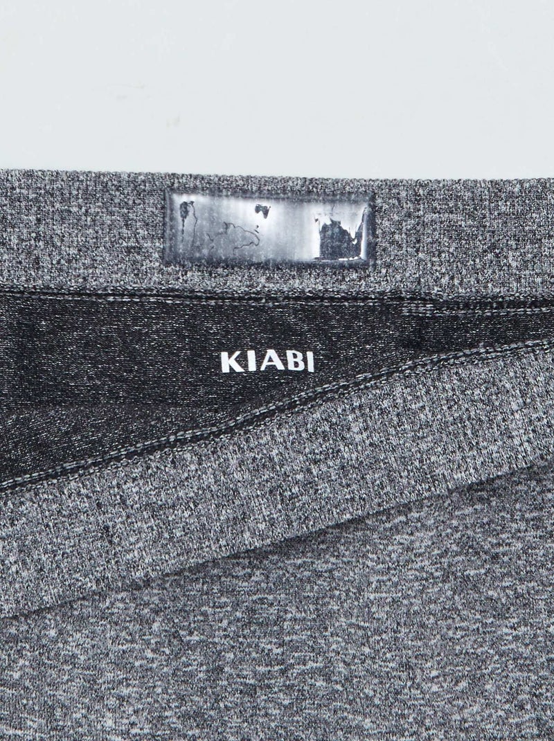 Lot de 2 shortys sans couture - collection facile à enfiler Noir/gris - Kiabi