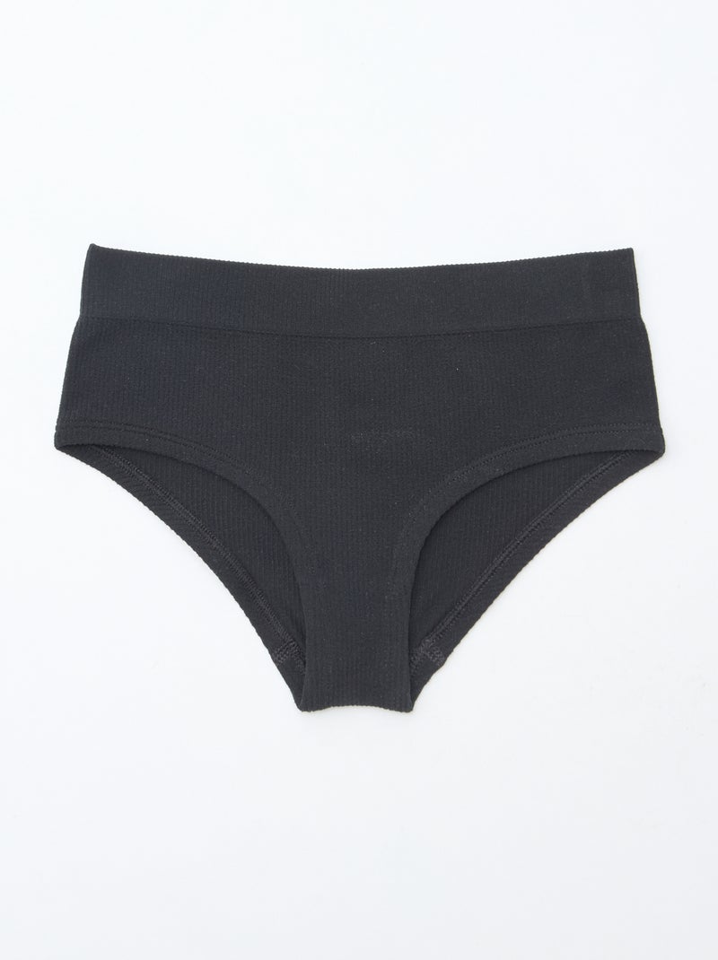 Lot de 2 shortys Seamless Noir - Kiabi