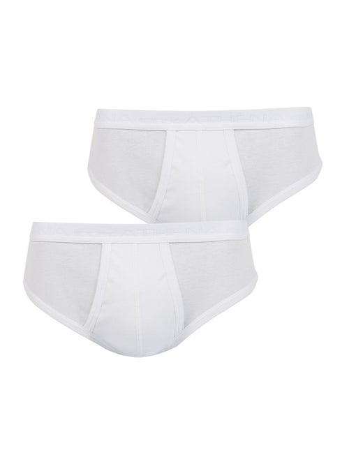 Lot de 2 slips taille haute ouverts homme coton bio athena - Kiabi Lot de 2 slips taille haute ouverts homme coton bio athena - Kiabi