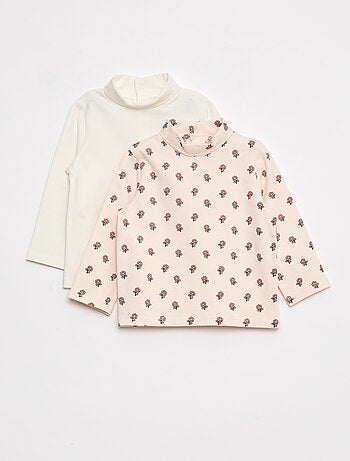 Lot de 2 sous-pull col roulé