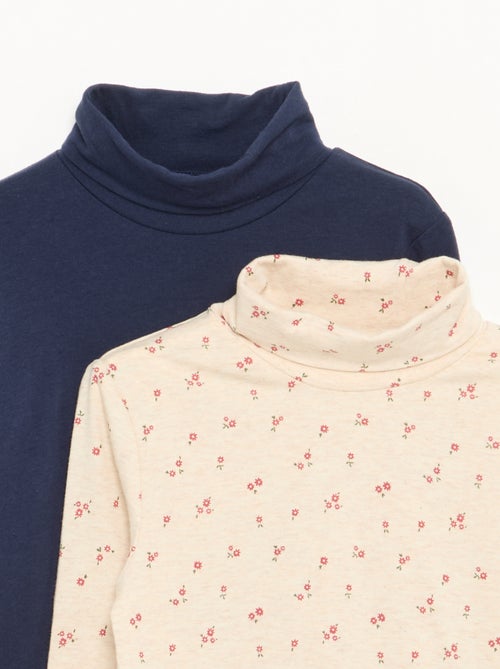 Lot de 2 sous-pulls à col roulé - Kiabi