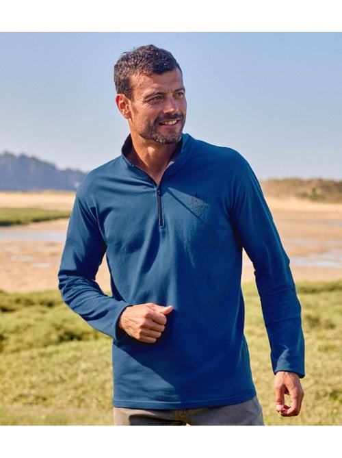 Lot de 2 sous-pulls coton col zippés   - atlas for men - Kiabi