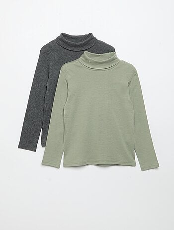 Lot de 2 sous-pulls unis