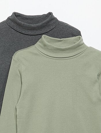 Lot de 2 sous-pulls unis
