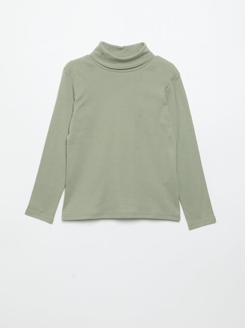 Lot de 2 sous-pulls unis Vert - Kiabi