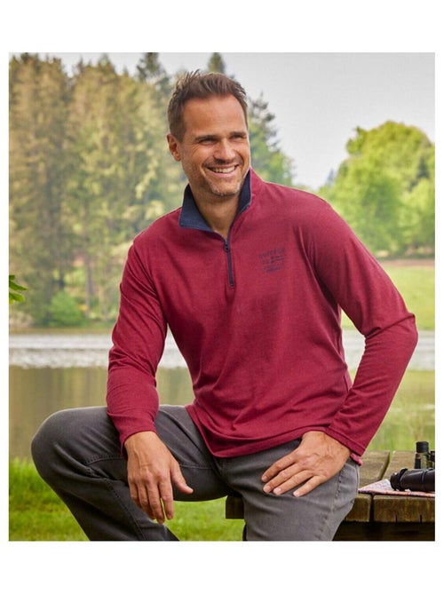 Lot de 2 Sous-Pulls Zippés Outdoor  - ATLAS FOR MEN - Kiabi
