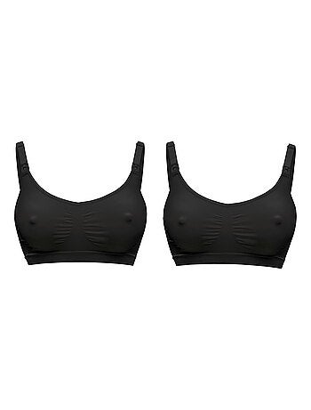 Lot de 2 soutien-gorge grossesse et allaitement medela keep cool - respirant, adaptive stretch,