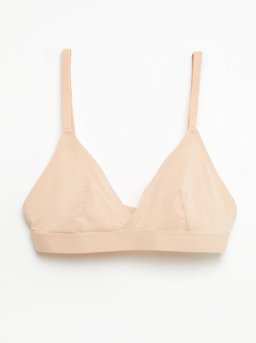 Lot de 2 soutien-gorge triangles en microfibre - Kiabi