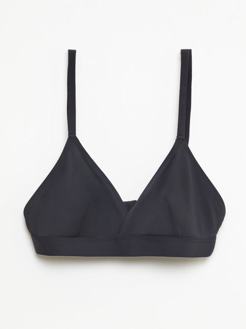Lot de 2 soutien-gorge triangles en microfibre - Kiabi