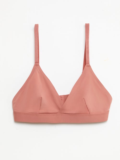 Lot de 2 soutien-gorge triangles en microfibre - Kiabi