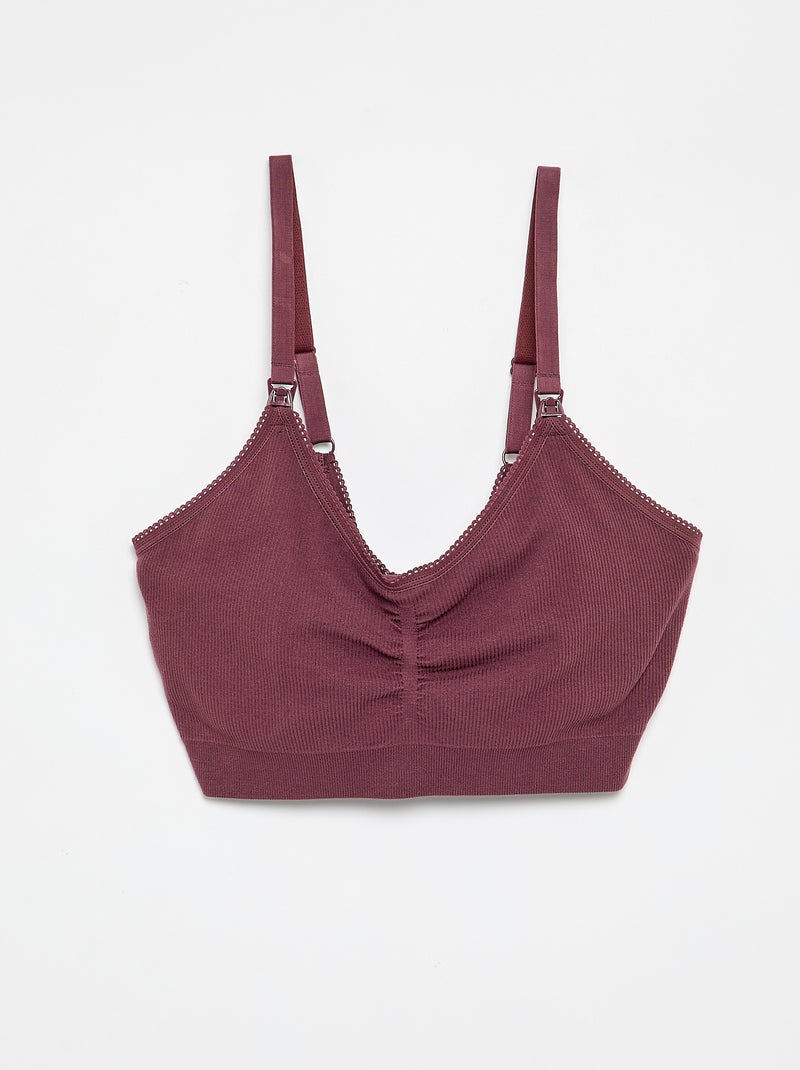 Lot de 2 soutiens-gorge d'allaitement Rose - Kiabi