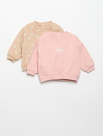Lot de 2 sweat-shirts imprimés