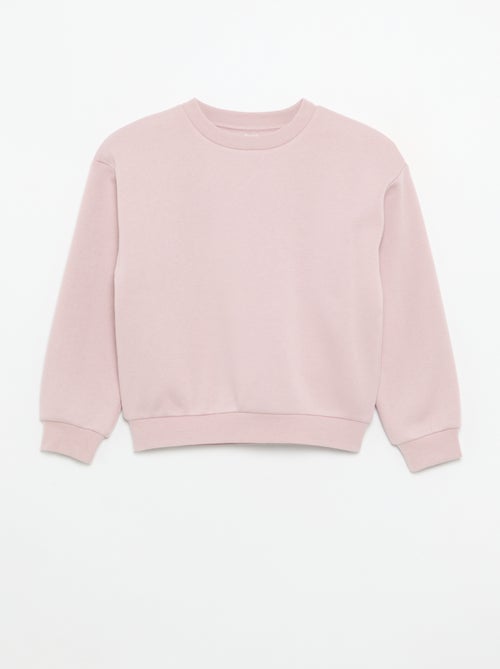 Lot de 2 sweats : 1 uni et 1 imprimé all over - Kiabi