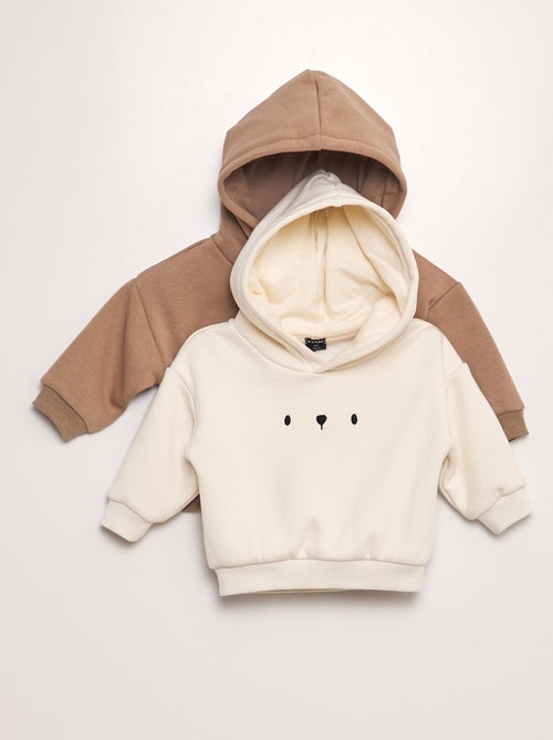 Lot de 2 sweats à capuche - 2 pièces - Kiabi