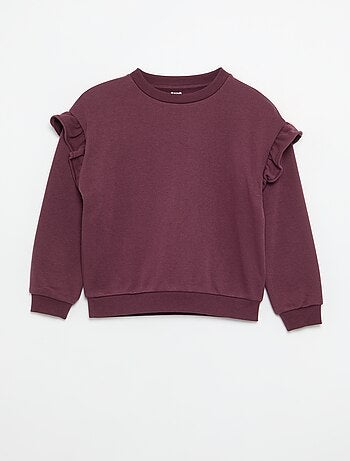 Lot de 2 sweats avec volants aux épaules