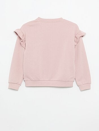 Lot de 2 sweats avec volants aux épaules